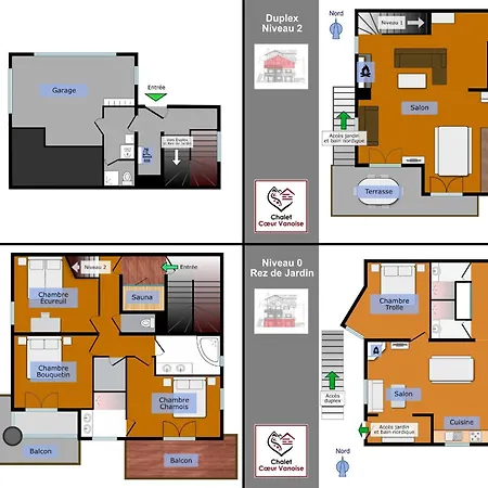 Chalet Des Trappeurs Coeur Vanoise 15 Persons